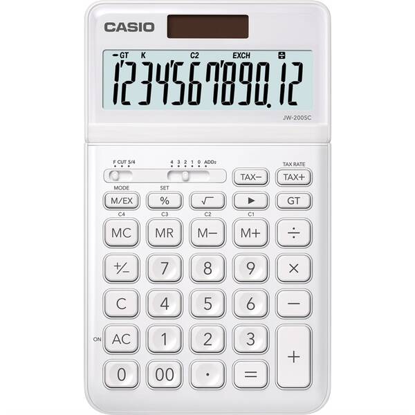 Kalkulačka Casio JW 200 SC WE biela

