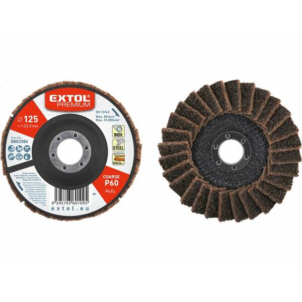 Lamelový kotúč Extol Premium 8803384 125mm, P60 


