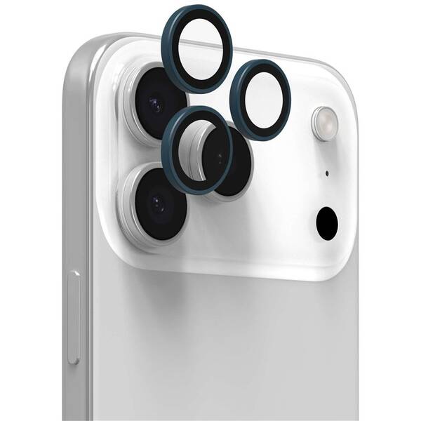 Ochranné sklo šošovky fotoaparátu ZAGG InvisibleShield Premium GL (CameraRings) na Apple iPhone 17 Pro/17 Pro Max/16 Pro/16 Pro Max/15 Pro/15 Pro Max modré


