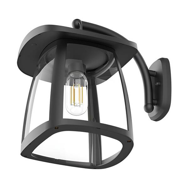 Nástenné svietidlo Viking VSR10W, solárne čierne

