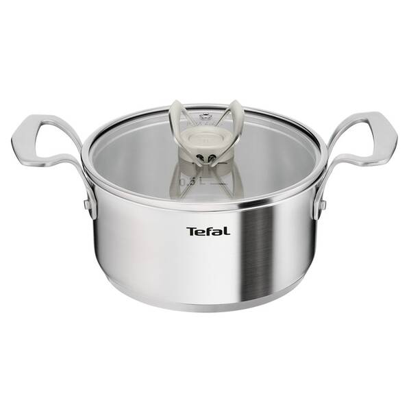 Hrniec s pokrievkou Tefal E5294304, 18 cm nerez

