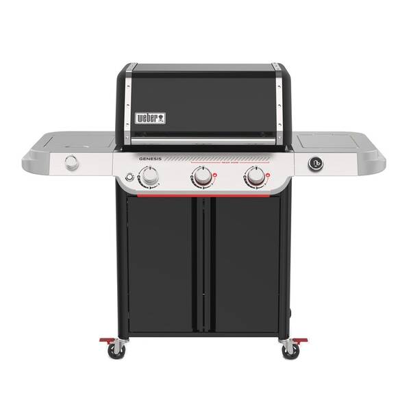 Gril záhradný plynový Weber E-335W Black čierny

