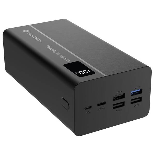 Powerbank GoGEN PB500001 50000 mAh, USB-C PD 20W čierny

