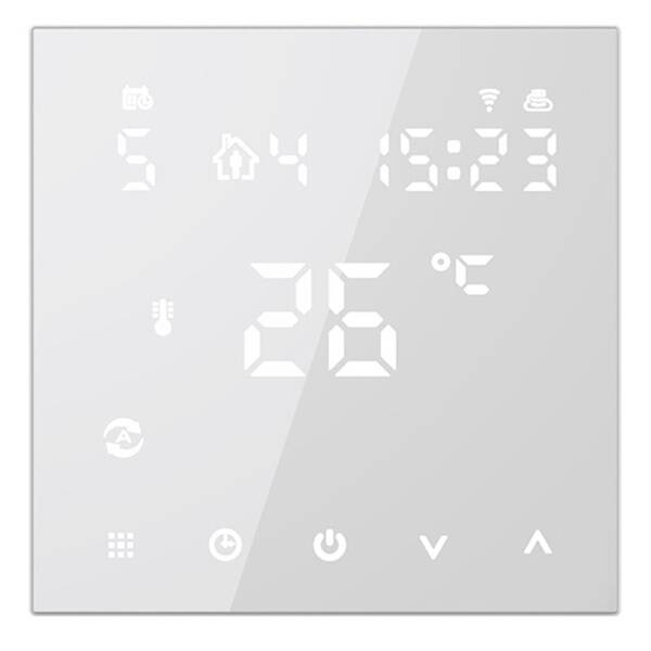 Termostat Geti GRT06W, Wi-Fi, pod omietku biely

