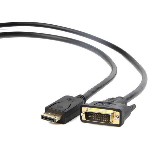 Kábel Gembird Displayport / DVI-D, 1,8m čierny

