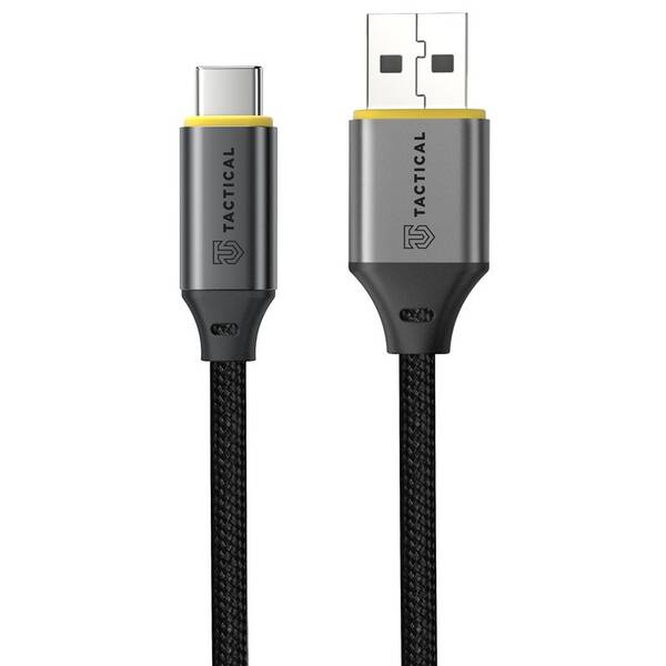 Kábel Tactical Fast Rope Aramid 2.0 USB-A/USB-C 1m čierny

