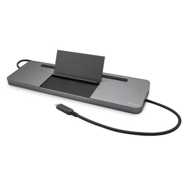 Dokovacia stanica i-tec USB-C Metal Low Profile Triple Display, PD 85 W strieborná

