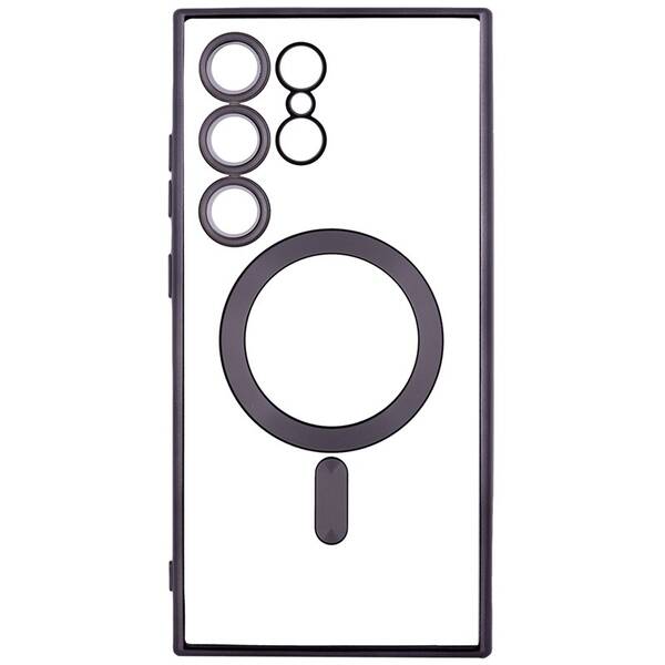 Kryt na mobil WG Magic Eye MagSafe na Samsung Galaxy S24 Ultra 5G čierny/priehľadný

