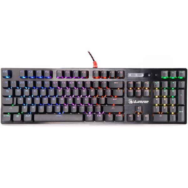 Klávesnica A4Tech Bloody B820R RGB, USB, CZ, RED SWITCH čierna

