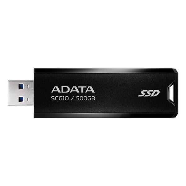 SSD externý ADATA SC610 500GB, USB 3.2 Gen 2 čierny

