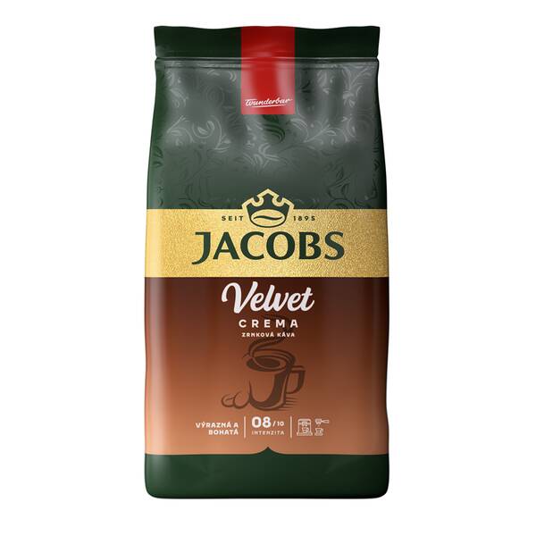 Káva zrnková Jacobs Velvet Crema 500 g 

