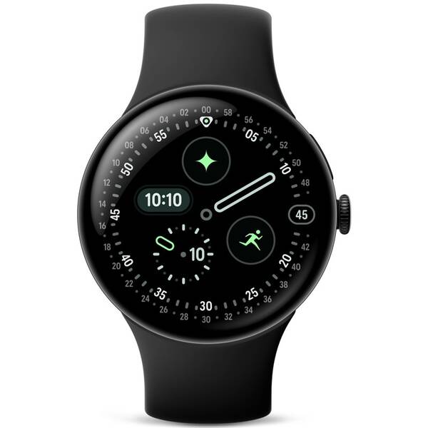 Inteligentné hodinky Google Pixel Watch 4 45 mm - Black / Obsidian čierne

