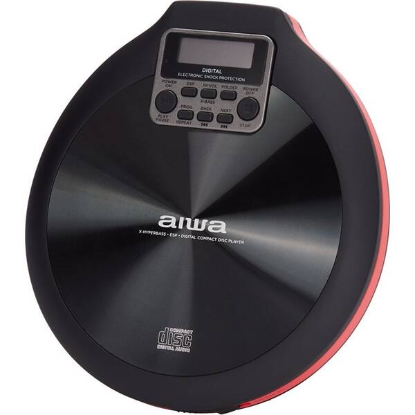 Discman AIWA PCD-810 čierny/červený

