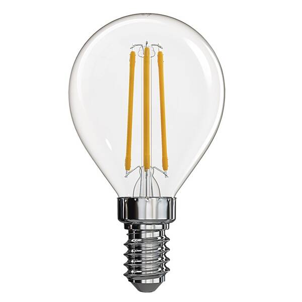 LED žiarovka EMOS Filament Mini Globe, 3,4 W, E14, neutrálna biela 

