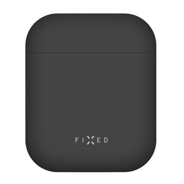 Puzdro FIXED Silky pro Apple AirPods 1 a 2 čierne


