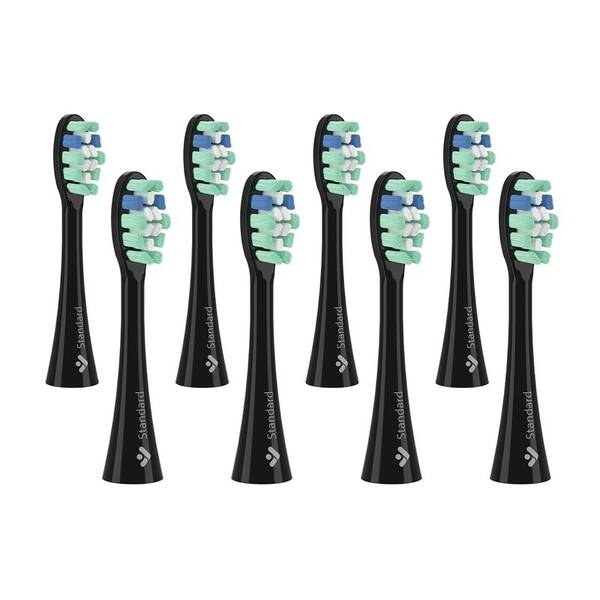 Náhradné hlavice TrueLife SonicBrush Clean-series heads Standard black 8 pack čierna

