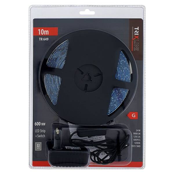 LED pásik Trixline TR 649  24W 4200K 10m s vypínačem 

