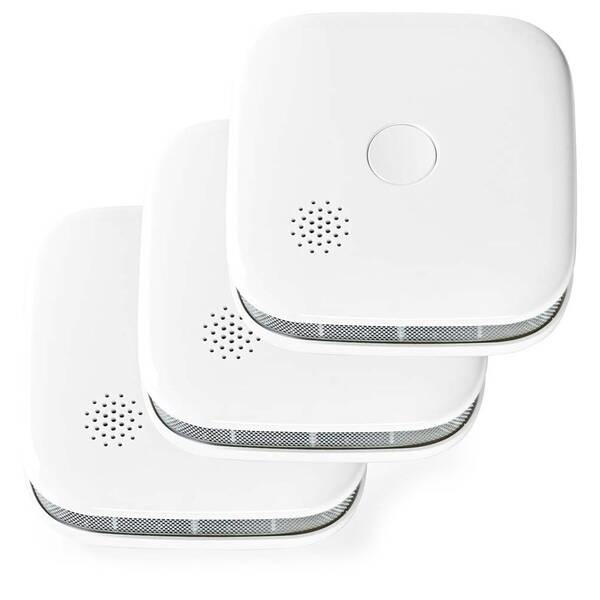 Detektor dymu Nedis SmartLife Wi-Fi, 3ks biely


