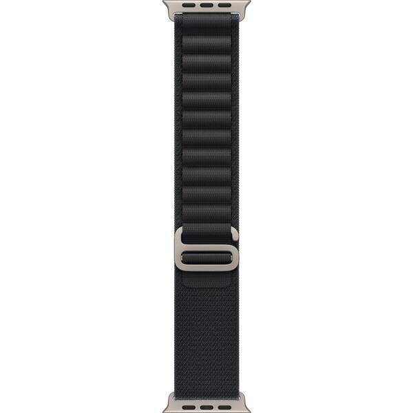 Remienok Apple 49mm čierny alpský ťah – S – prírodný titán 

