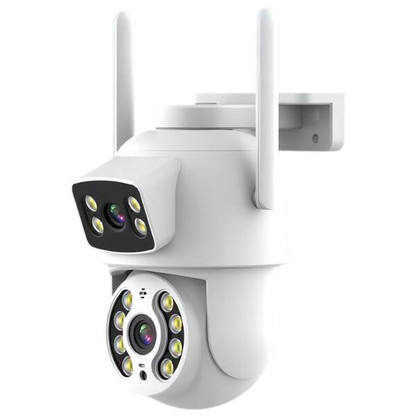 IP kamera IMMAX NEO LITE SMART Security DOUBLE , 355° 90°, Wi-Fi, Tuya biela

