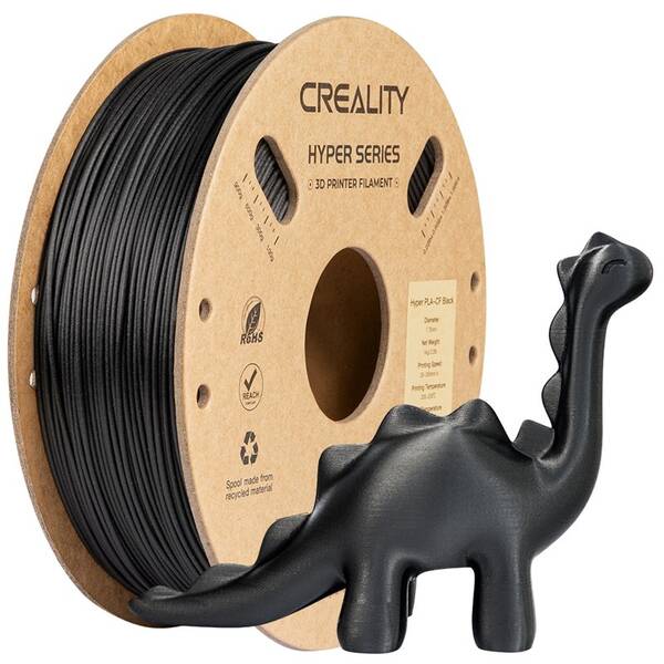 Tlačová struna (filament) Creality Hyper PLA-CF 1kg čierny

