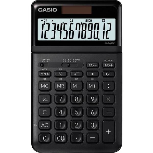 Kalkulačka Casio JW 200 SC BK 


