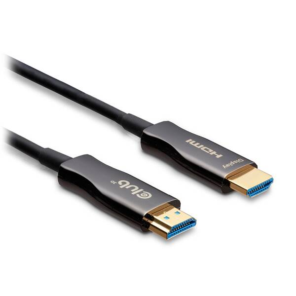 Kábel Club3D aktívny HDMI 2.1, (M/M), 8K, 50m čierny

