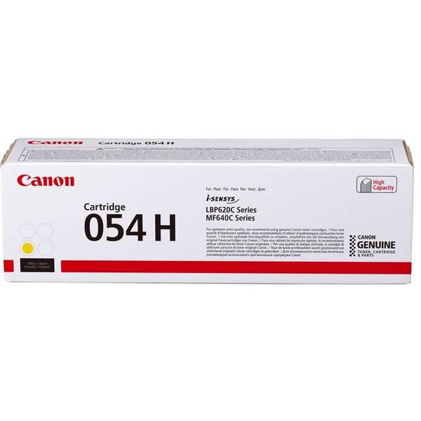Toner Canon CRG 054 H, 2300 strán žltý

