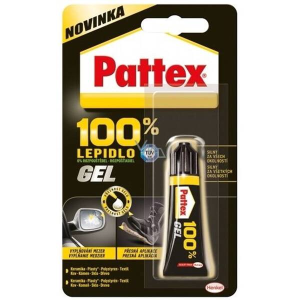 Lepidlo Pattex GEL 100% 8G 

