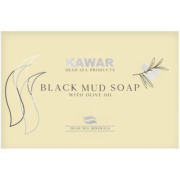 Tuhé mydlo Kawar BLACK MUD 120 g 

