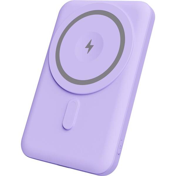 Powerbank YENKEE YPB 501 MagSafe 5000mAh fialový

