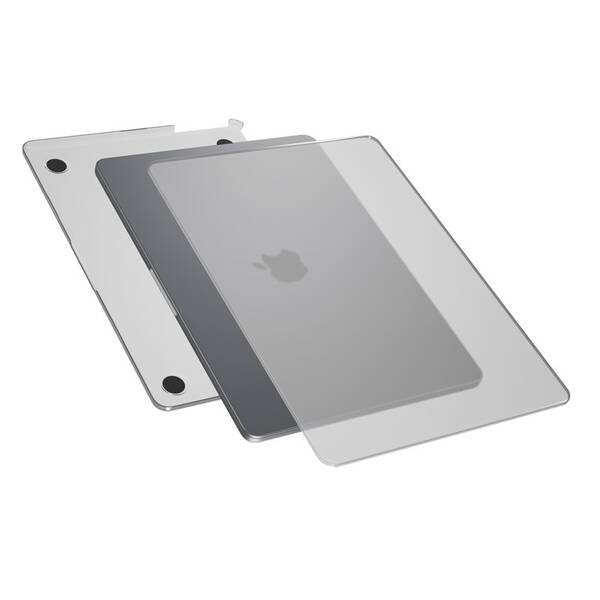 Kryt Epico Slim Shell for Macbook Air 13,6" M2/M3/M4 (A2681/A3113) sivý


