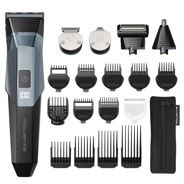 Zastrihávač multifunkčný Rowenta TN9730E0 X-Series 900 19v1 čierny/modrý


