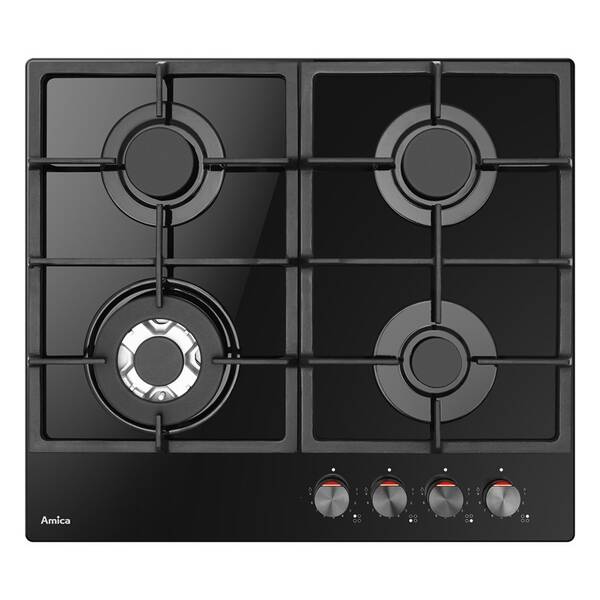 Plynová varná platňa Amica DP 6413 LZBG čierna


