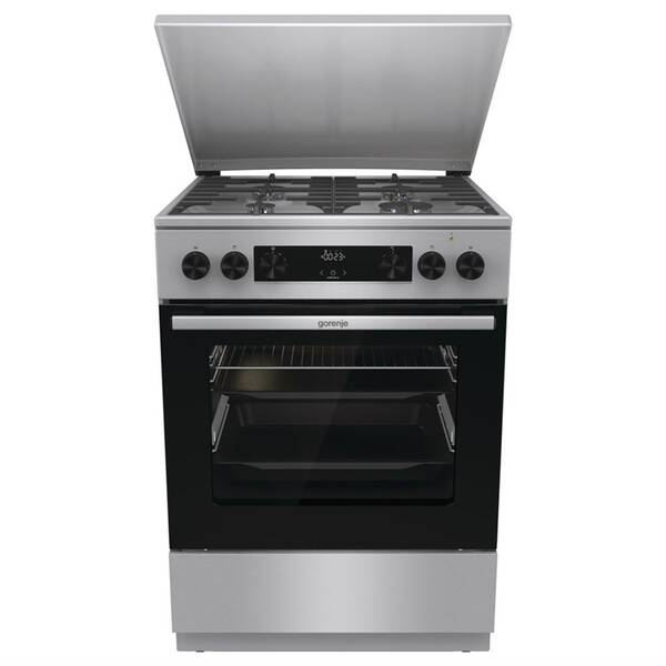 Kombinovaný sporák Gorenje GKS6C71XF nerez

