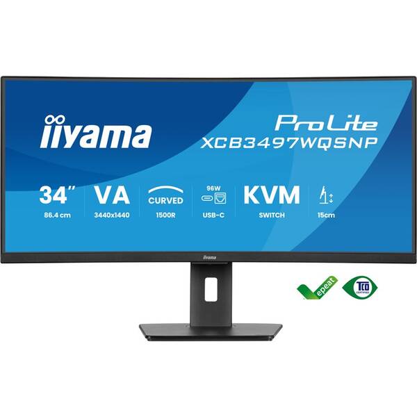 Monitor IIYAMA ProLite XCB3497WQSNP-B1 čierny

