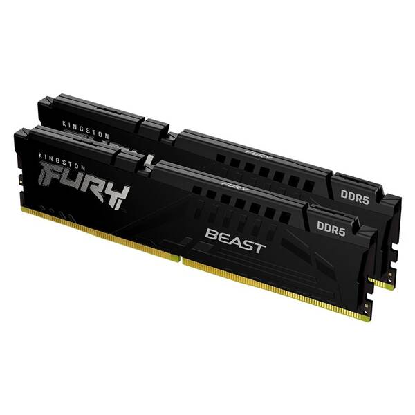 Pamäťový modul Kingston FURY Beast 64GB (2x32GB) DDR5 6000MHz CL36 1Rx8 čierny

