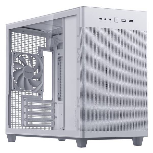 Case Asus AP201 Tempered Glass biela

