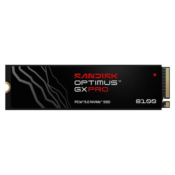 SSD SANDISK Optimus GX PRO 8100 2 TB - PCIe 5.0 (NVMe) čierny

