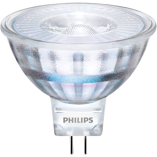 LED žiarovka Philips bodová, 5W, GU5,3, teplá biela 

