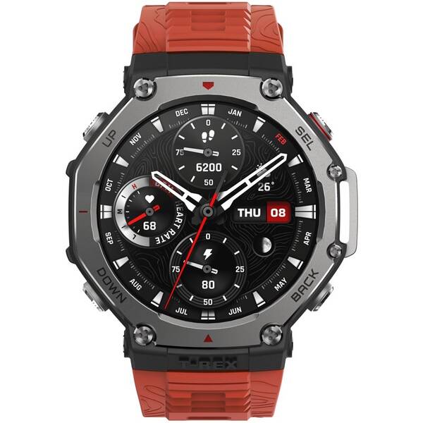 Inteligentné hodinky Amazfit T-Rex 3 červené

