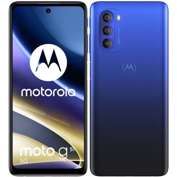 Mobilný telefón Motorola Moto G51 5G 4+64GB - Horizon Blue 

