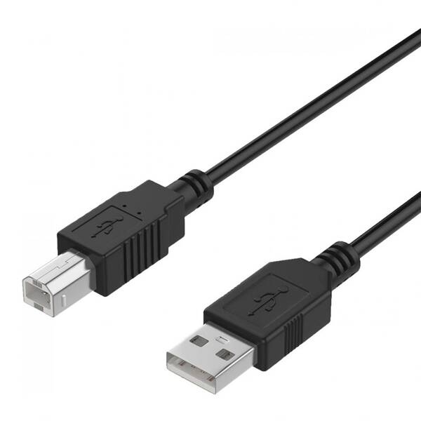 Kábel WG USB/USB-B, 3m čierny

