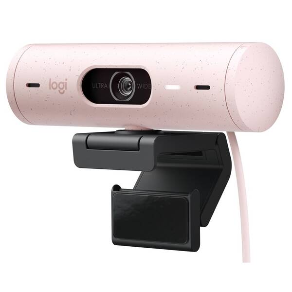Webkamera Logitech Brio 500 ružová

