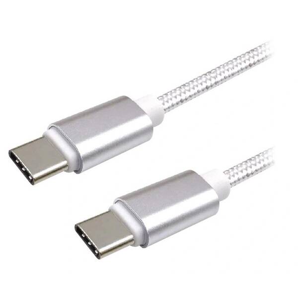 Kábel WG USB-C/USB-C, 1 m biely

