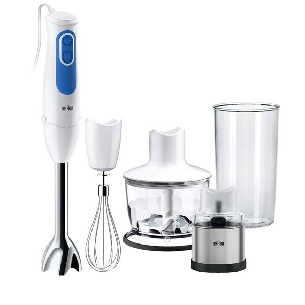 Ponorný mixér Braun MQ3038WH biely/modrý

