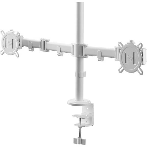 Držiak One For All DM2220 univerzálny držiak na 2 monitory biely

