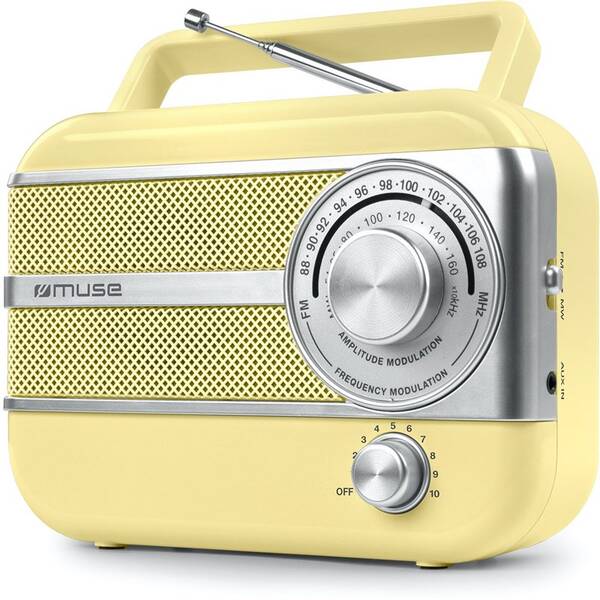 Rádioprijímač MUSE M-056 žltý

