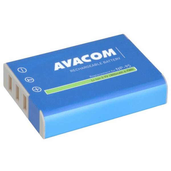 Batéria Avacom Fujifilm NP-95 Li-Ion 3.7V 1800mAh 6.7Wh modrá

