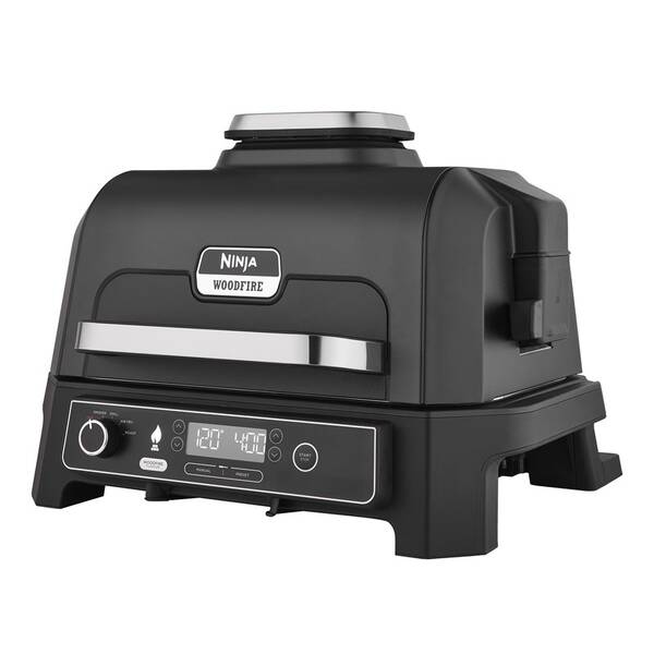 Gril Ninja OG850EU Woodfire Pro XL Electric Outdoor BBQ Grill & Smoker čierny/sivý

